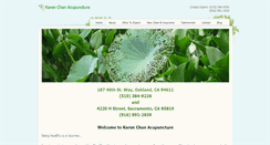 Desktop Screenshot of karenchanacupuncture.com